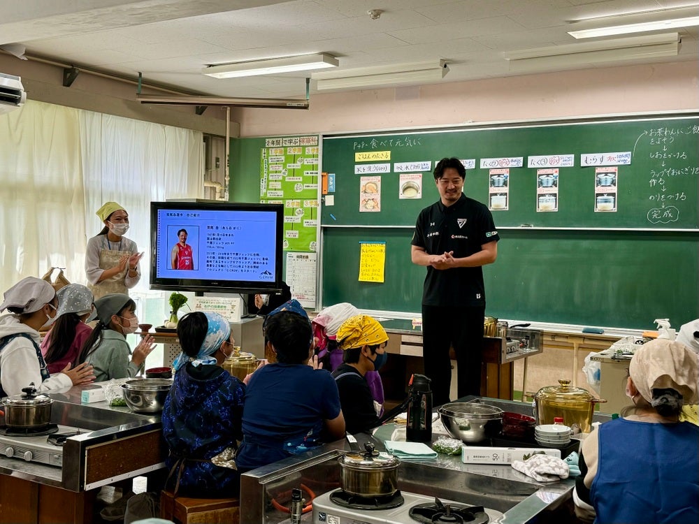 レポート】荒尾岳選手「G.CREW」千葉県主催 粒すけ料理教室参加のご